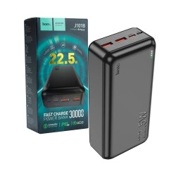 Hoco Power Bank  J101B Astute Micro+Type C 22.5W 30000mAh Black Hoco Power Bank  J101B Astute Micro+Type C 22.5W 30000mAh Black